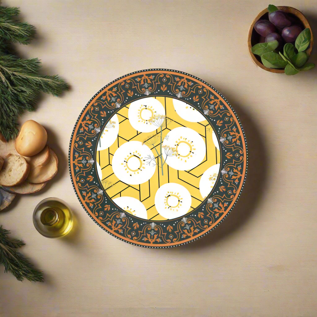 Fennel Collection: Large Round Serving Platter